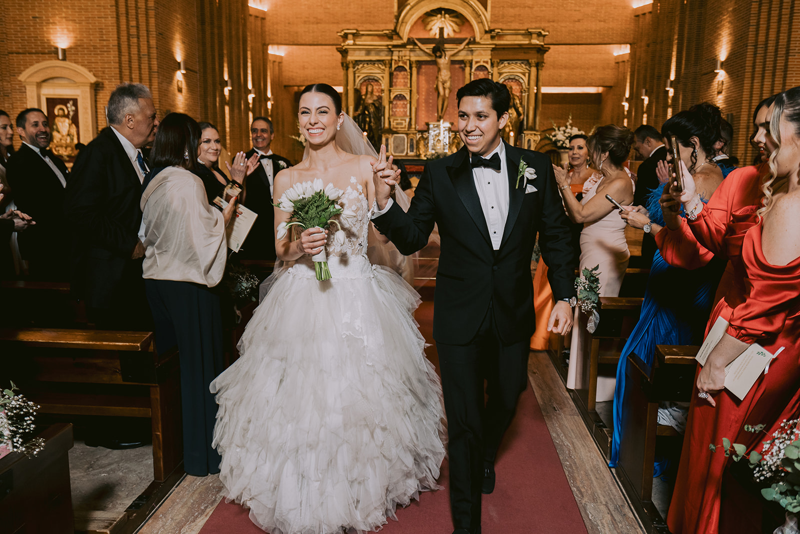 salida de pareja en la Parroquia Santa María de Cana